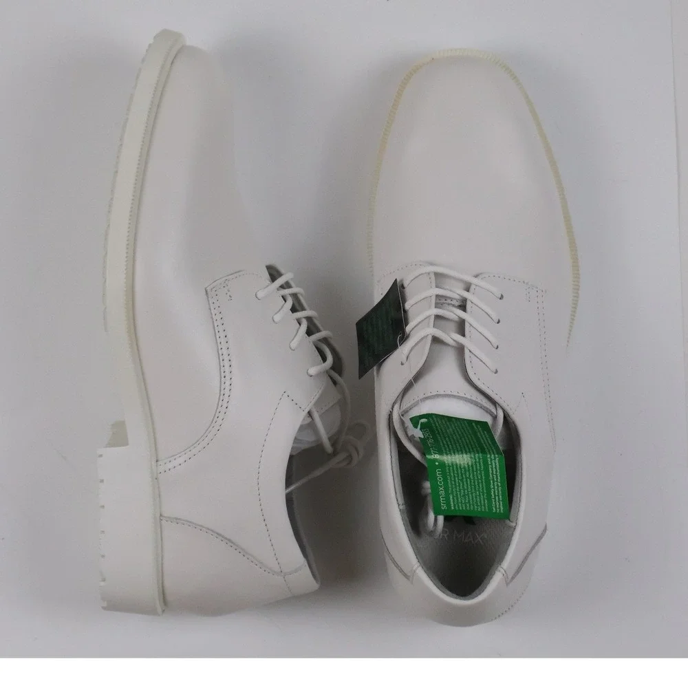 3n Dress Oxford White Leather 9 EW SRM3540 NWT